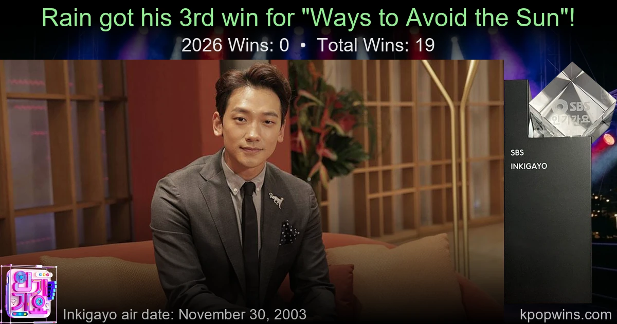 Rain - Ways to Avoid the Sun